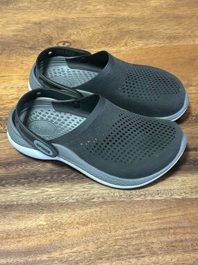 Unisex Lite Ride 360 black and grey Crocs W6/M4/Y4